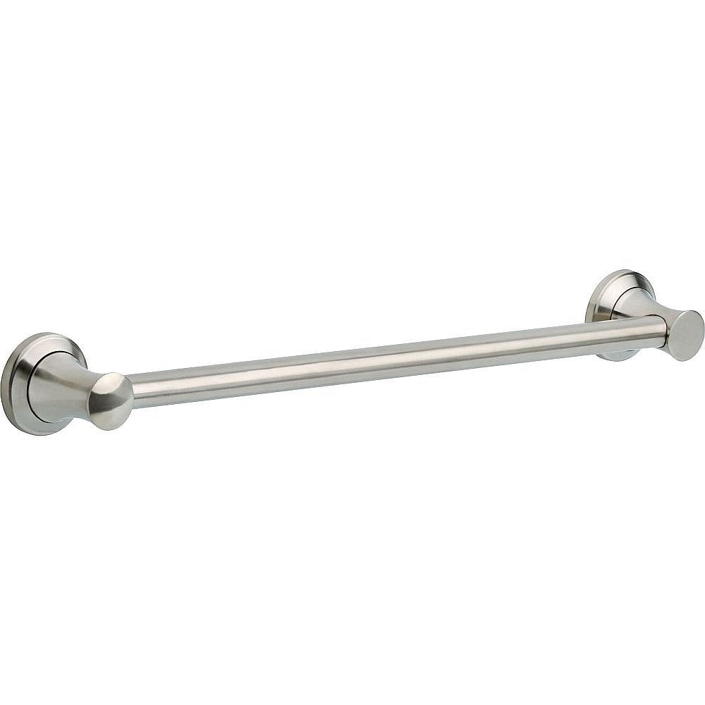 Transitional Decorative ADA Grab Bar - 24in in Brilliance Stainless