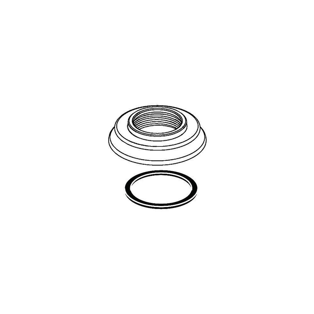 Base and Gasket in Venetian Bronze