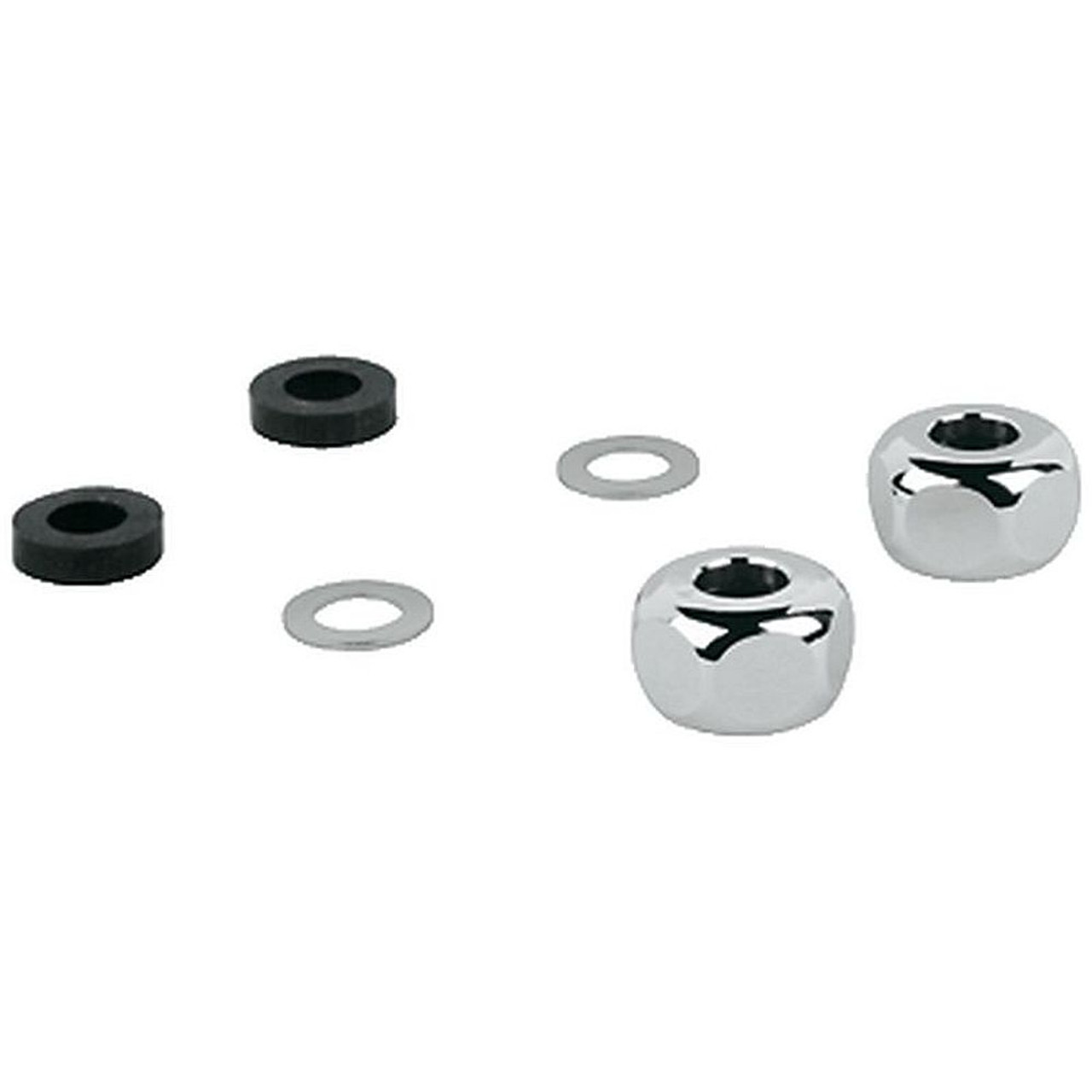 Grohe 12914000 3/8-in Compression Union Nut and Seal (2 pack) in Chrome Grohe 12914000 3/8-in Compression Union Nut and Seal (2 pack) in Chrome