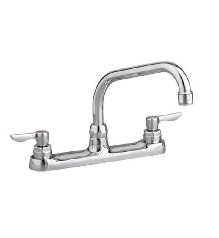 American Standard 6408.140.002 Monterrey Kitchen Faucet with Lever Handles and Deck Plate in Chrome