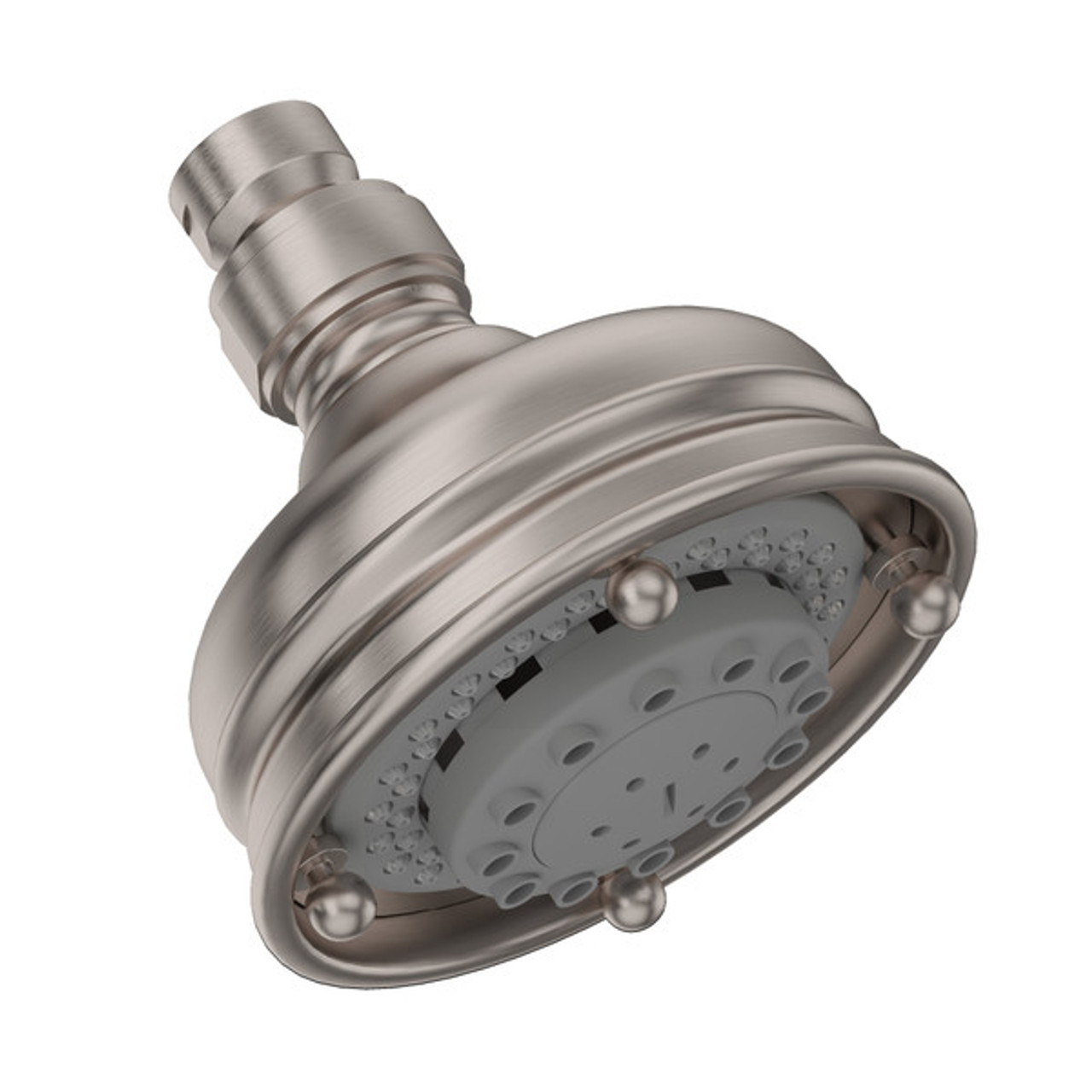 Rohl 1085/8STN 4-in 3-Function Showerhead, Satin Nickel