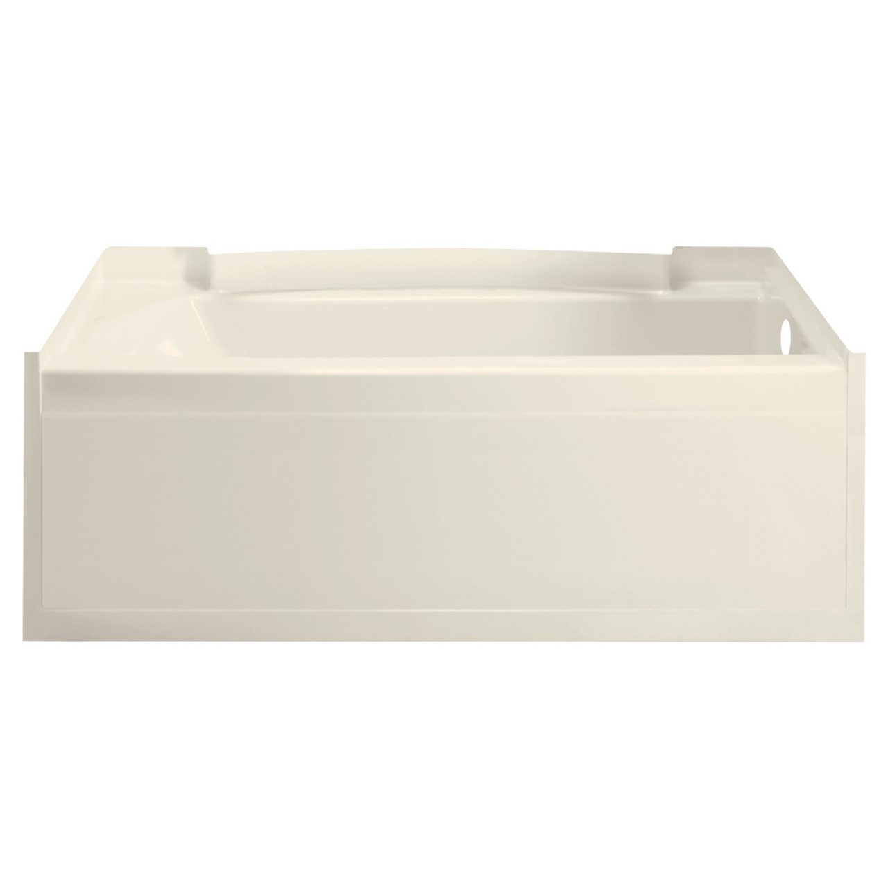 Sterling 71151120-LNR-96 60-in L x 32-in W Rectangular Alcove Bathtub with Right-Hand Drain in Biscuit Sterling 71151120-LNR-96 60-in L x 32-in W Rectangular Alcove Bathtub with Right-Hand Drain in Biscuit