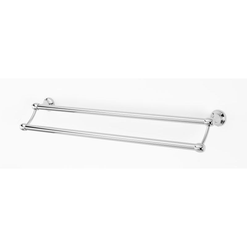 Alno Royale A6625-24-PC Double Towel Bar Transitional in Polished Chrome