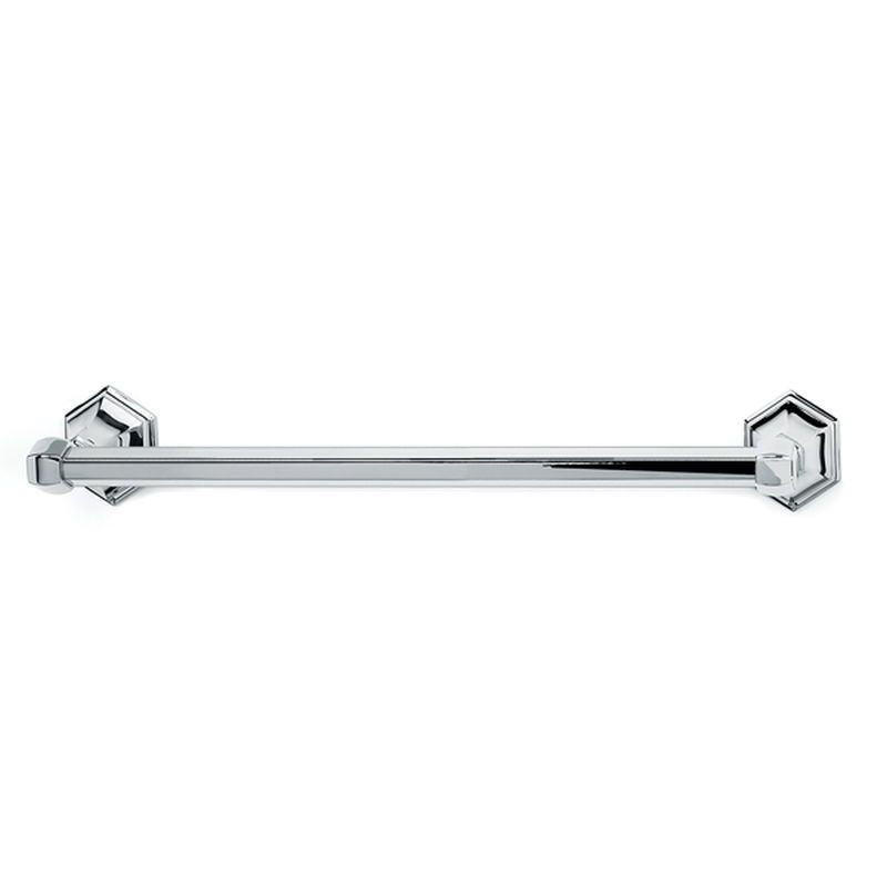 Alno Nicole A7720-18-PC Towel Bar Traditional in Polished Chrome