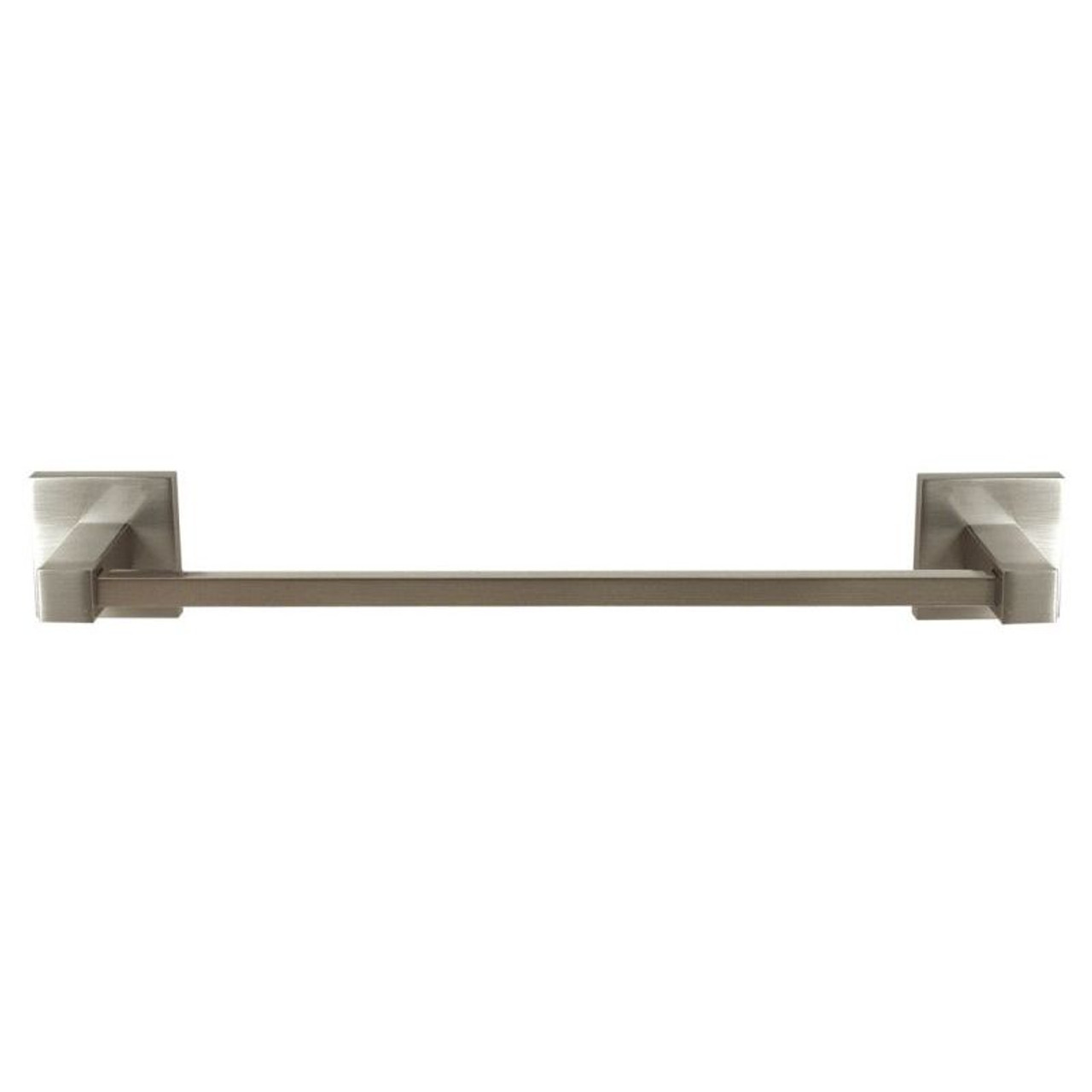 Alno Contemporary II A8420-12-SN Modern Towel Bar in Satin Nickel