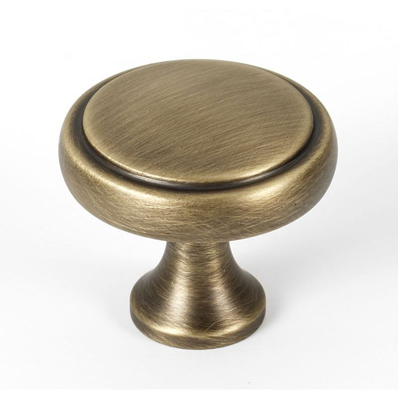 Knob Transitional 1-1/4-in in Antique English Matte