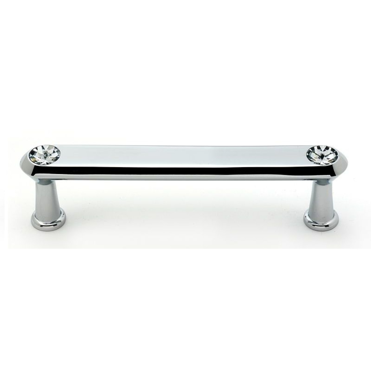 Alno Crystal C214-4-PC Pull Traditional in Polished Chrome