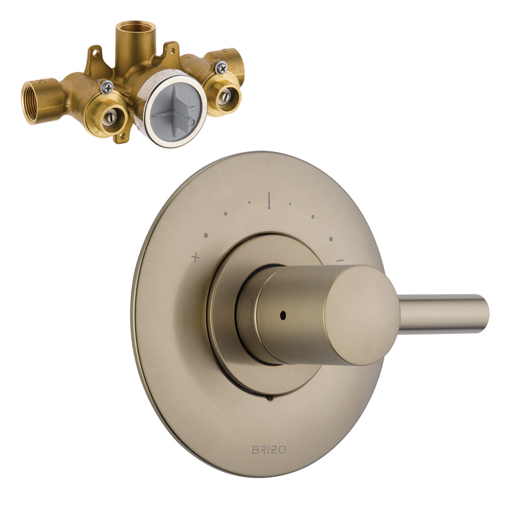Brizo KS66T075-R-BN Shower Trim Kit in Brushed Nickel