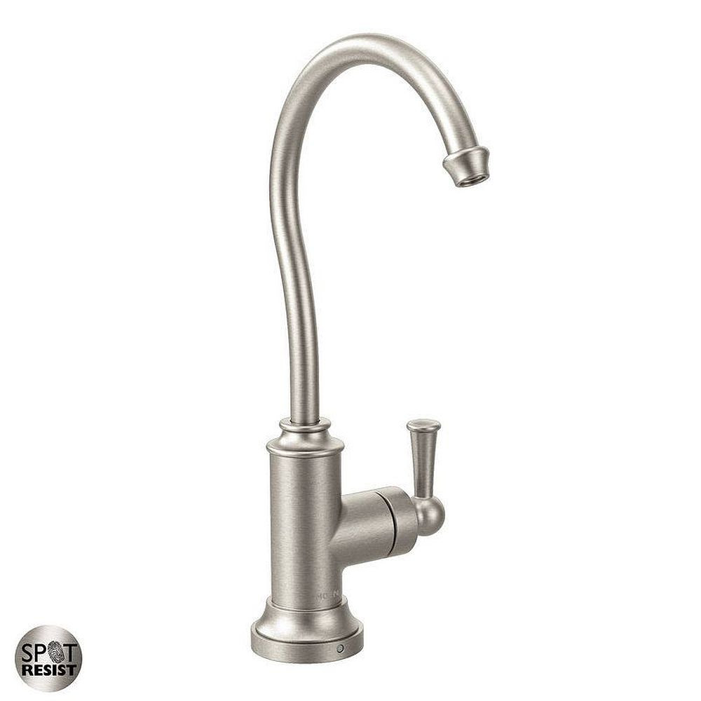 Moen S5510SRS One-Handle Cold Water Only Beverage Faucet in Spot Resist Stainless