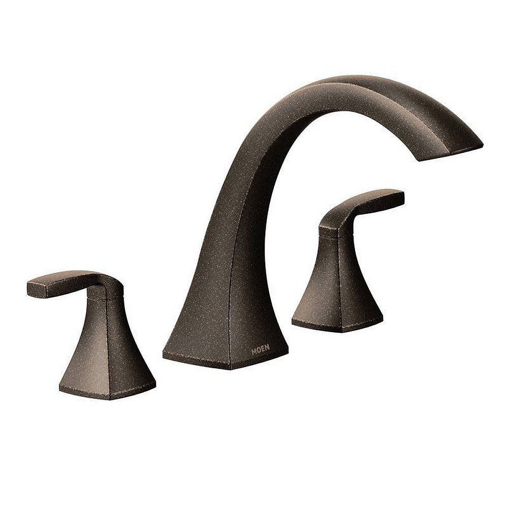 Moen T693ORB Deck Mounted Tub Filler in Oil Rubbed Bronze