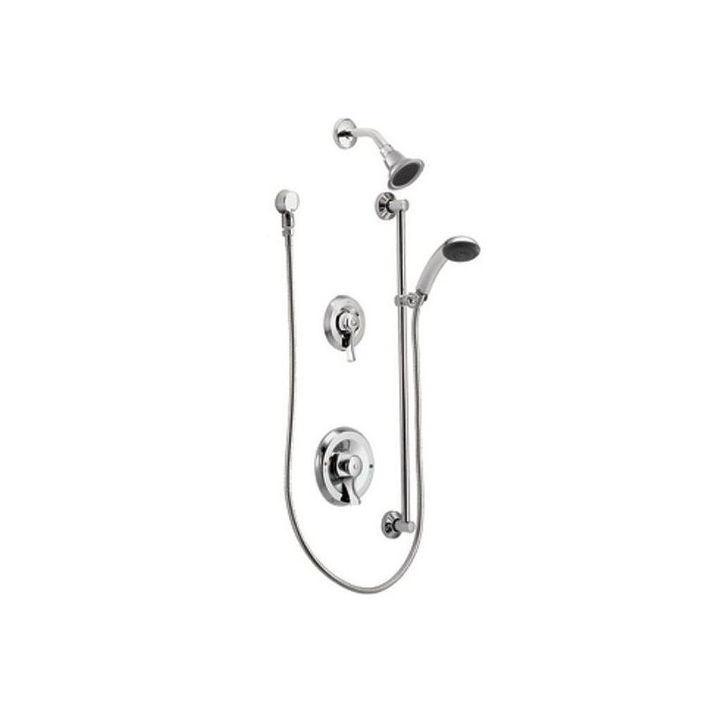 Shower System Trim Package with 2.5 GPM Single Function Shower Head in Chrome