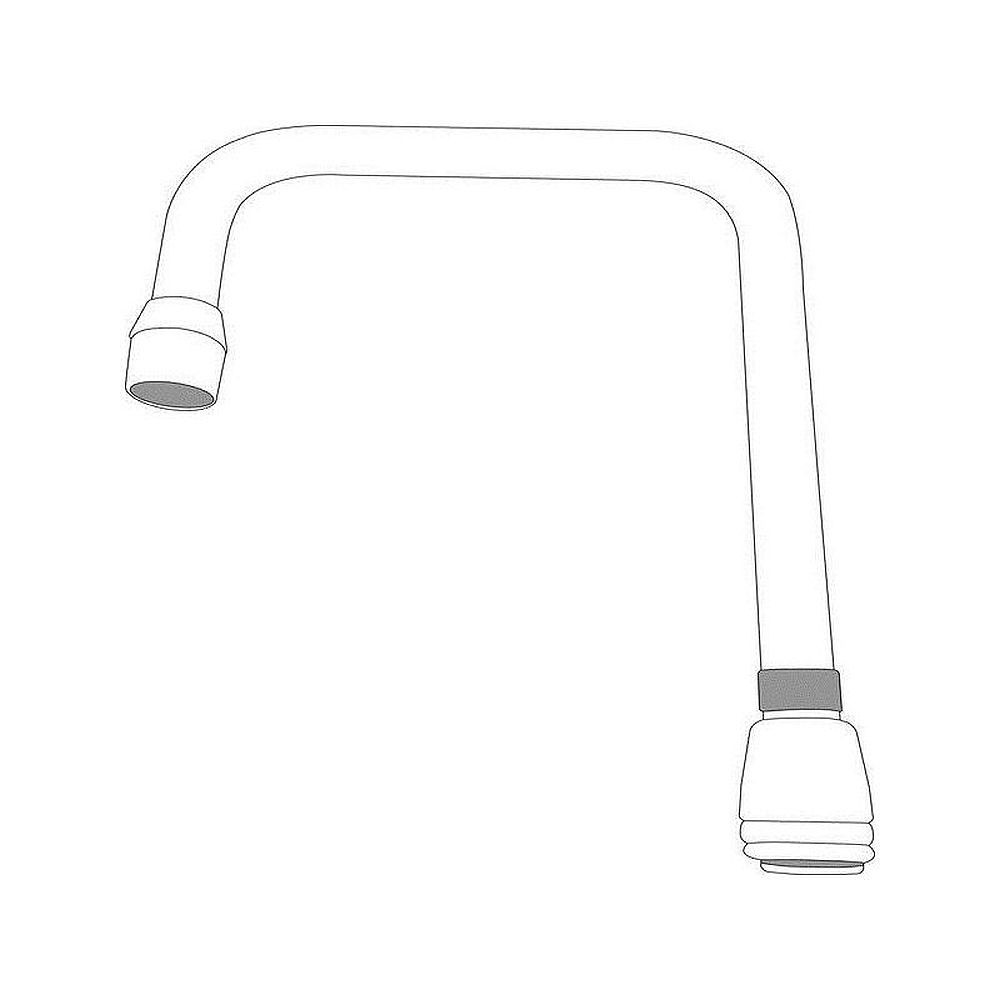 Moen S0003 6in Double Bend Spout in Chrome