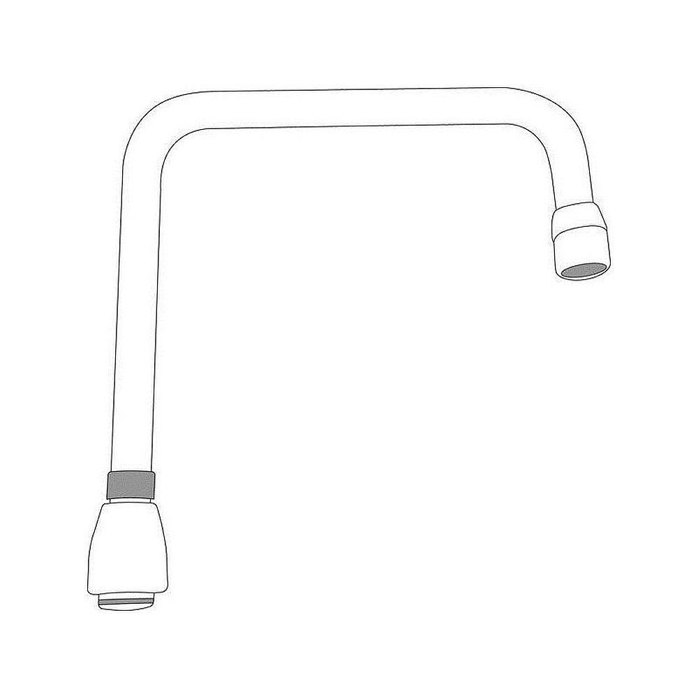 Moen S0007 M-DURA 8in Double Bend Spout in Chrome