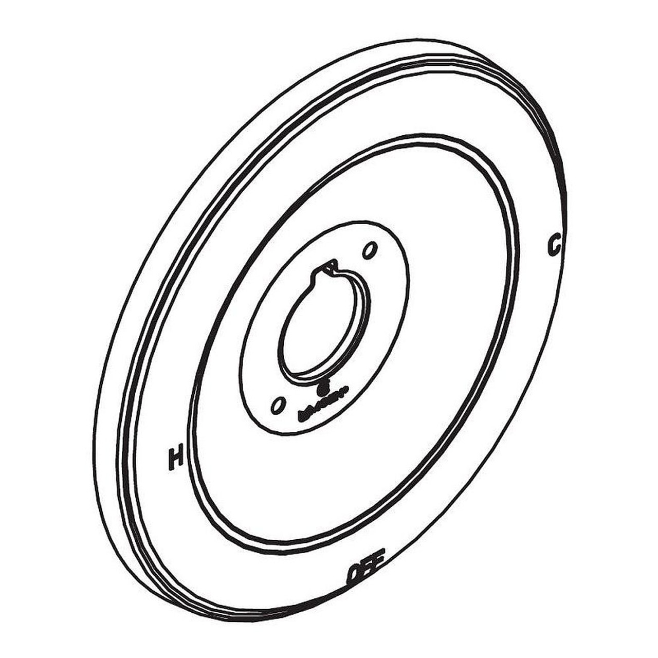 Moen 97577BN Escutcheon in Brushed Nickel