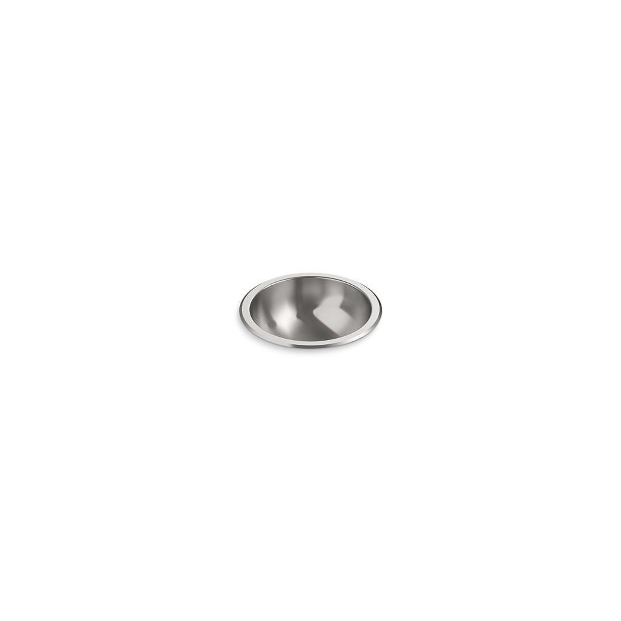 Stainless Steel Round Bathroom Sink in Buffed Polished Mirror Stainless Steel Round Bathroom Sink in Buffed Polished Mirror