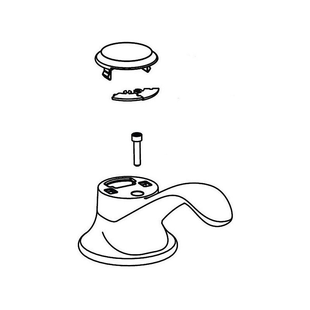 Moen 114304CSL Handle Kit in Classic Stainless