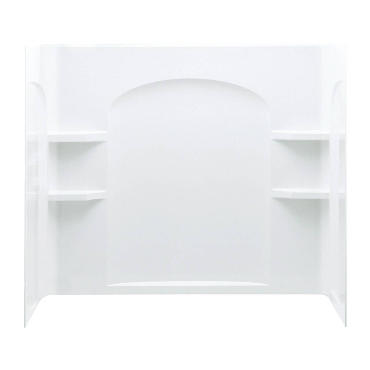 Sterling 71224100-0 55.25-in x 33.25-in x 60-in Vikrell Bathtub Wall Surround in White Sterling 71224100-0 55.25-in x 33.25-in x 60-in Vikrell Bathtub Wall Surround in White