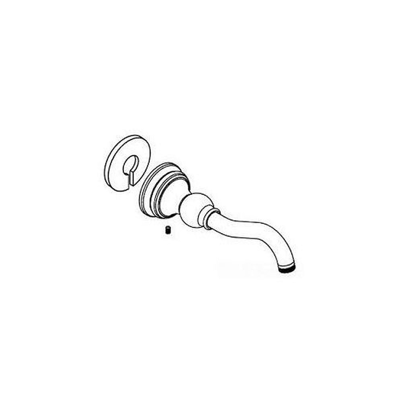 Moen 154293ORB Weymouth Replacement Spout Kit in Oil Rubbed Bronze