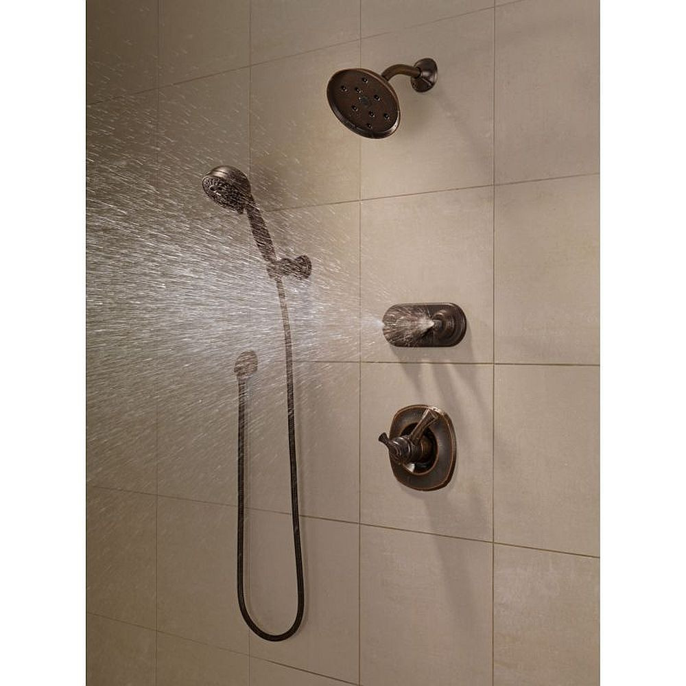 H2Okinetic 5-Setting Adjustable Wall Mount Hand Shower in Venetian Bronze