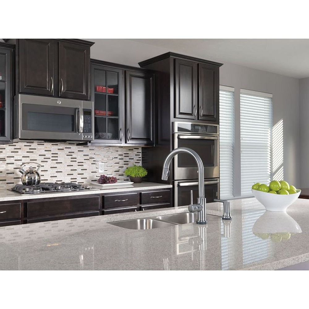 Delta 9159-AR-DST Trinsic Single Handle Pull-Down Kitchen Faucet in Arctic Stainless