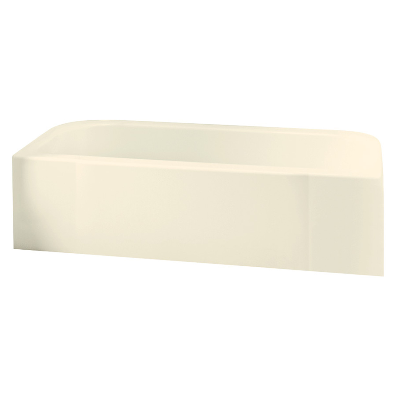 Sterling 71141118-LNR-96 60-in L x 30-in W Rectangular Skirted Bathtub with Left-Hand Drain in Biscuit Sterling 71141118-LNR-96 60-in L x 30-in W Rectangular Skirted Bathtub with Left-Hand Drain in Biscuit