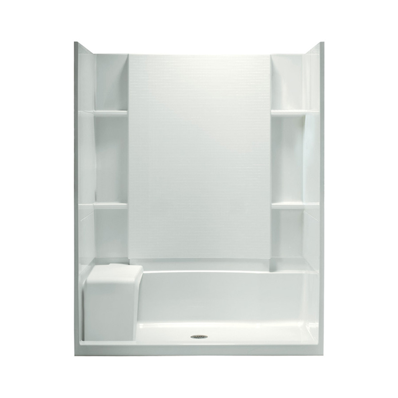 Sterling 72290100-0 Alcove Shower Kit 36-in L x 60-in W x 76-in H White Sterling 72290100-0 Alcove Shower Kit 36-in L x 60-in W x 76-in H White