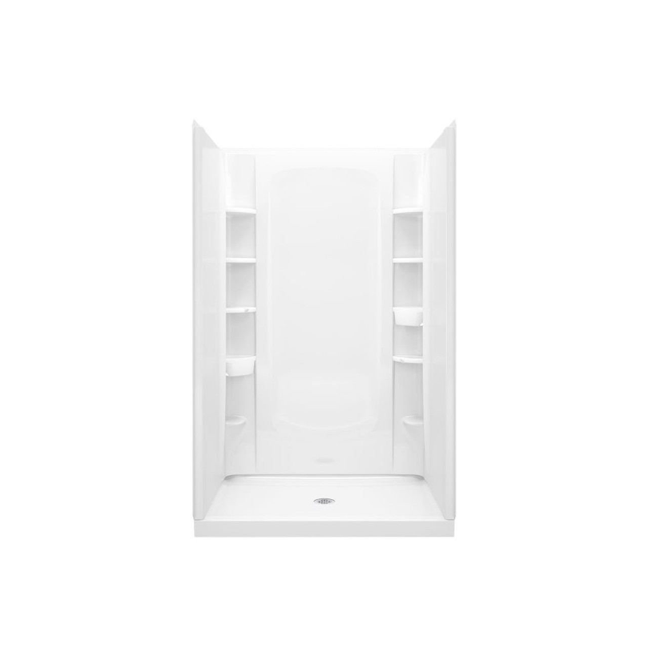 Sterling 72320100-0 Alcove Shower Kit 34-in L x 48-in W x 75.75-in H in White Sterling 72320100-0 Alcove Shower Kit 34-in L x 48-in W x 75.75-in H in White
