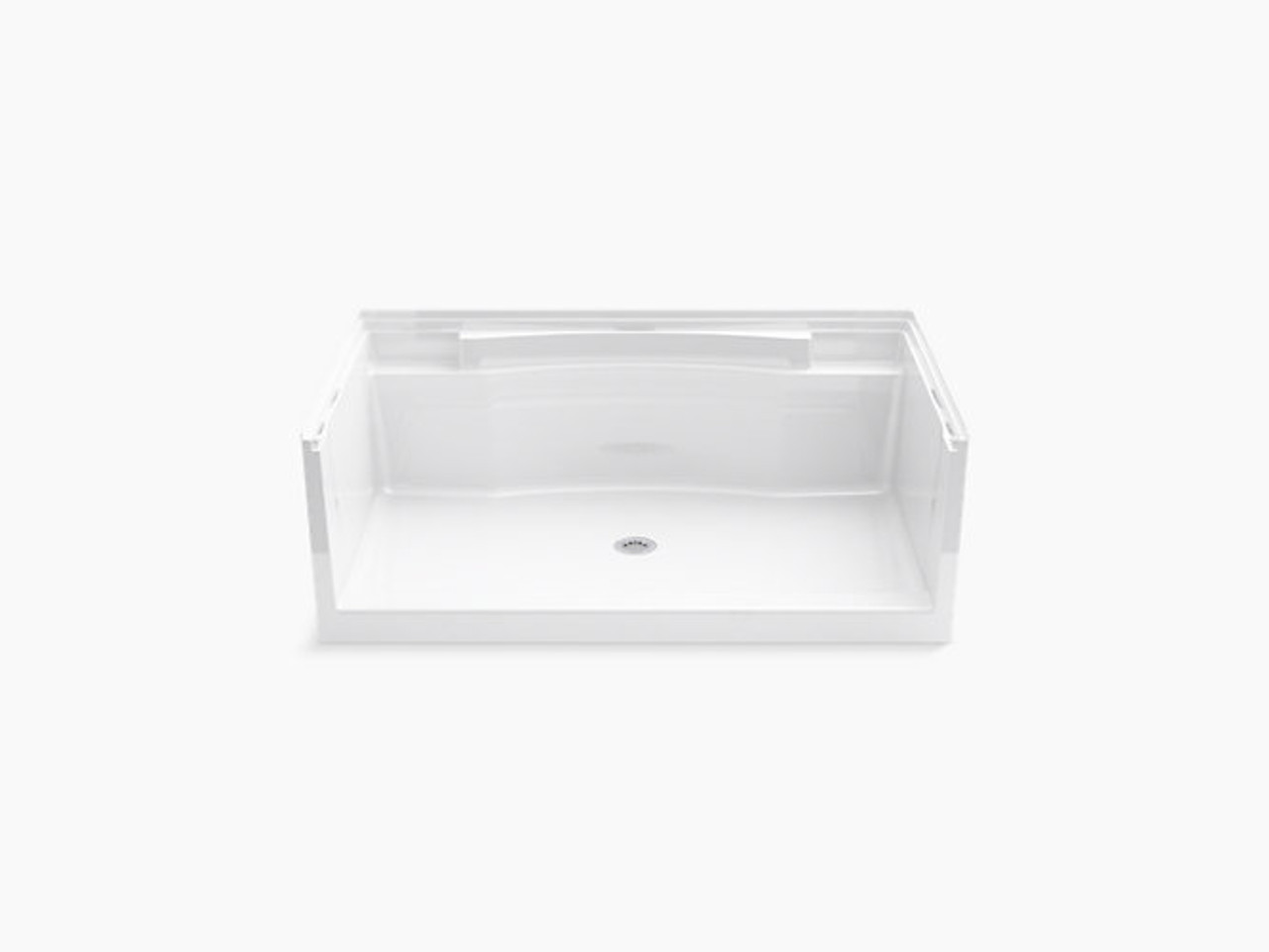 Sterling 72291100-0 Shower Base 36-in L x 60-in W with Center Drain in White Sterling 72291100-0 Shower Base 36-in L x 60-in W with Center Drain in White