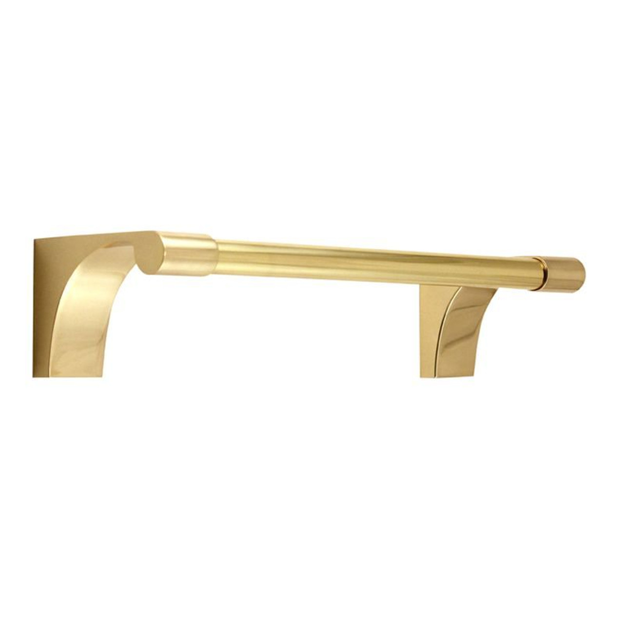 Alno Luna A6820-8-PB Towel Bar Transitional in Polished Brass