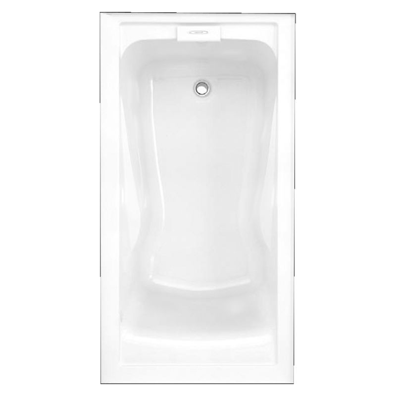 60-in x 32-in Deep Soak Acrylic Bathing Pool with Integral Apron and Right Hand Outlet