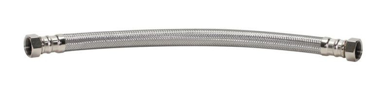 Braided Stainless Steel 24-in Water Heater Connector with 3/4-in Female I.P. x 3/4-in Female I.P.