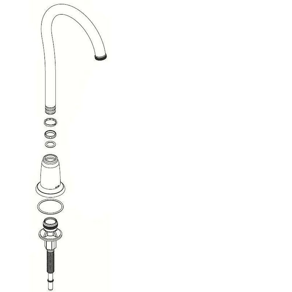 Spout Kit in Classic Stainless