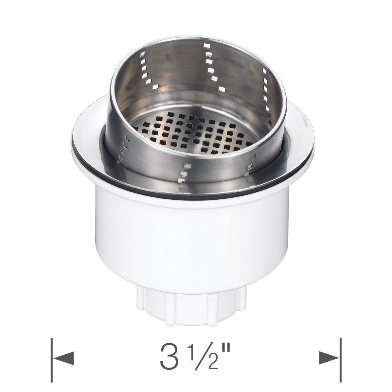 3 in 1 Basket Strainer in Stainless Steel 3 in 1 Basket Strainer in Stainless Steel