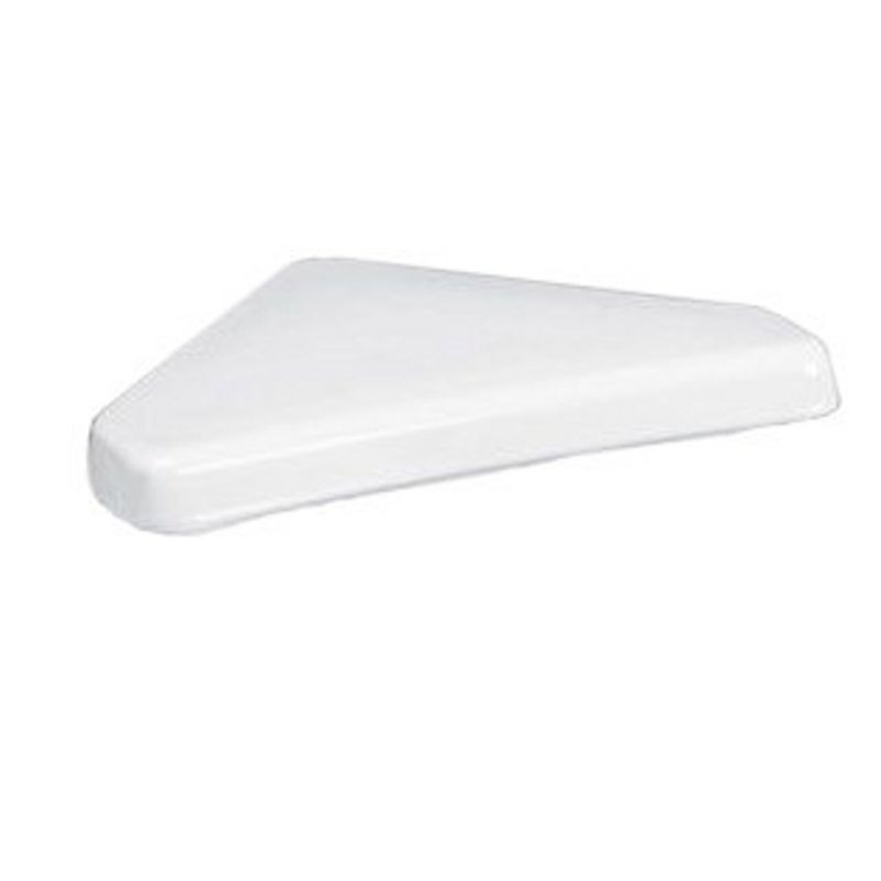 Triangle Tank Lid Cover in White