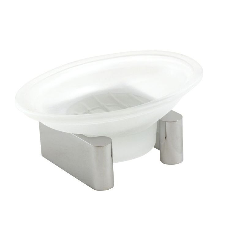 Soap Dish Transitional 2-3/4-in in Polished Chrome