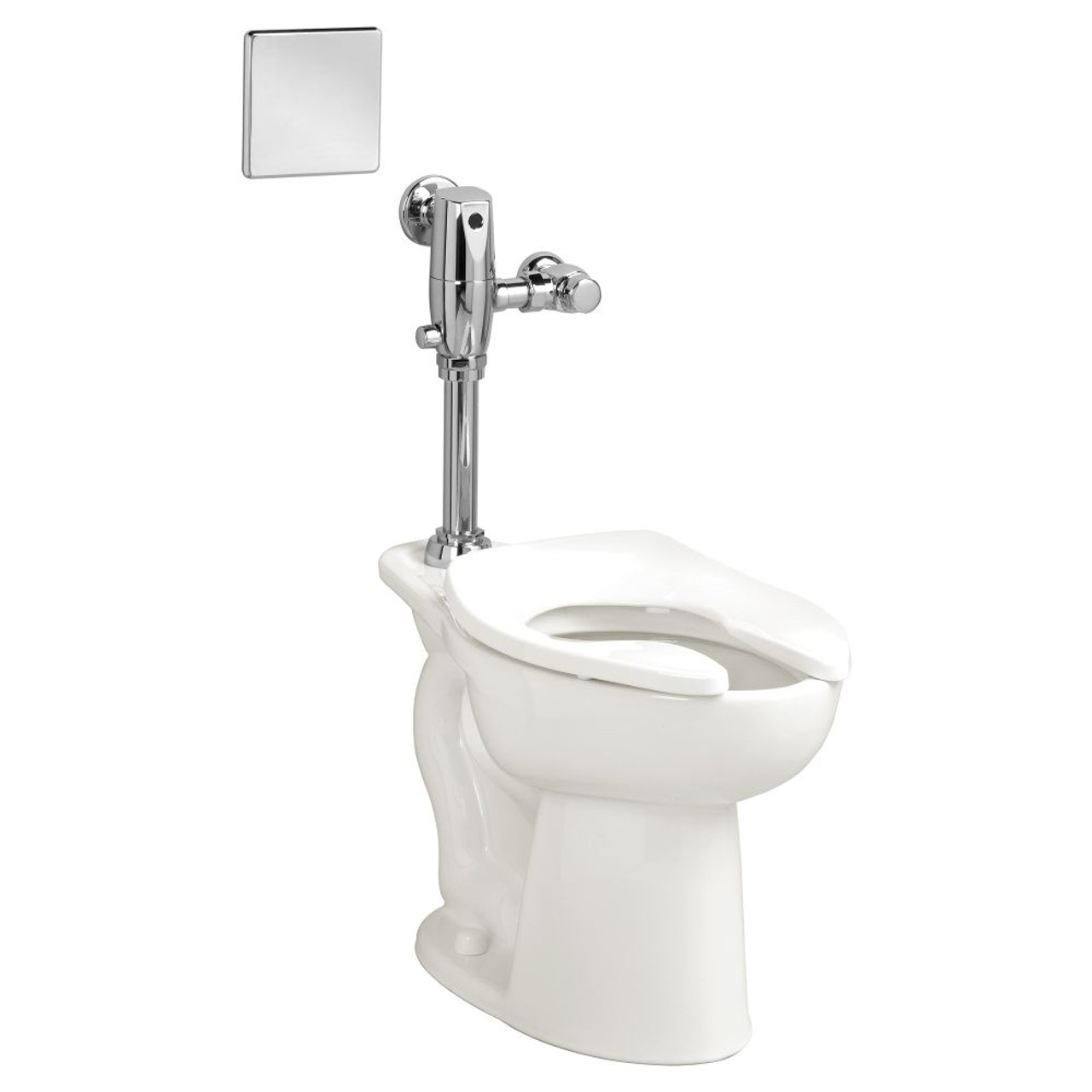 Commercial 15-in High Everclean Elongated Toilet Bowl with Slotted Rim for Bedpan