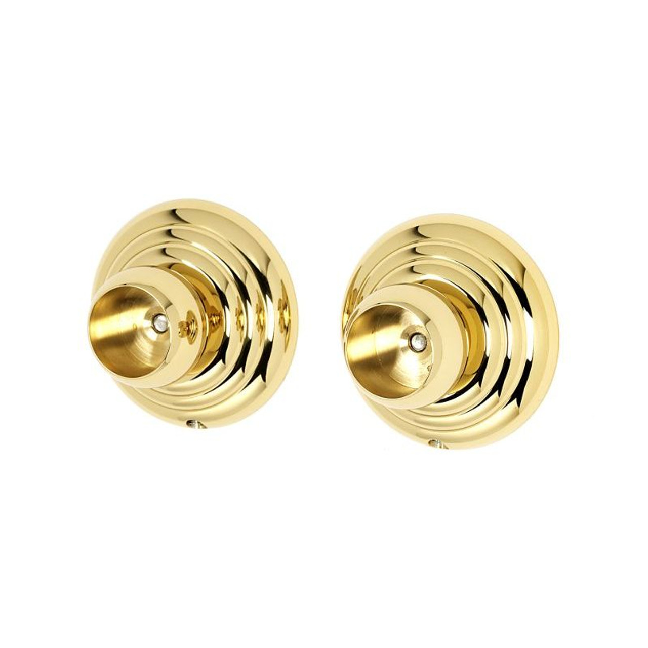 Alno Embassy A9046-PB Shower Rod Brackets Traditional in Polished Brass