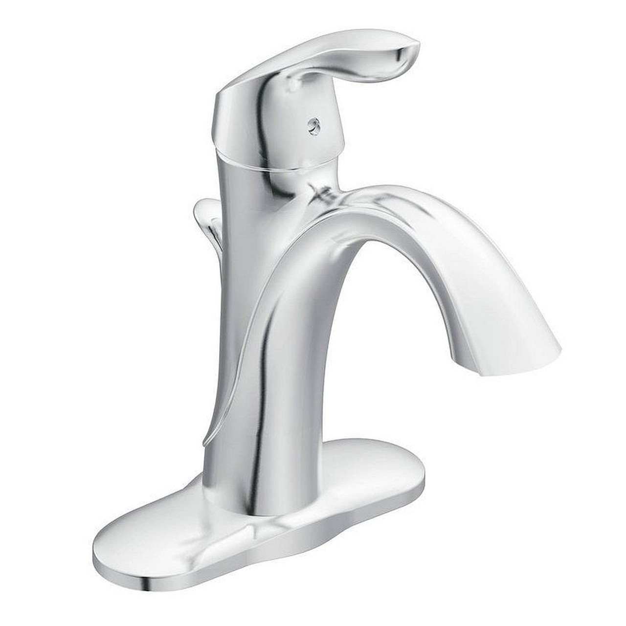 Moen 6400 Single Handle Single Hole Bathroom Faucet in Chrome
