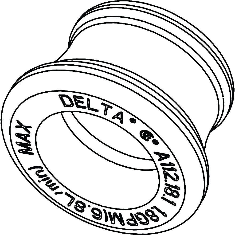 Delta RP61342 Aerator in Polished Chrome