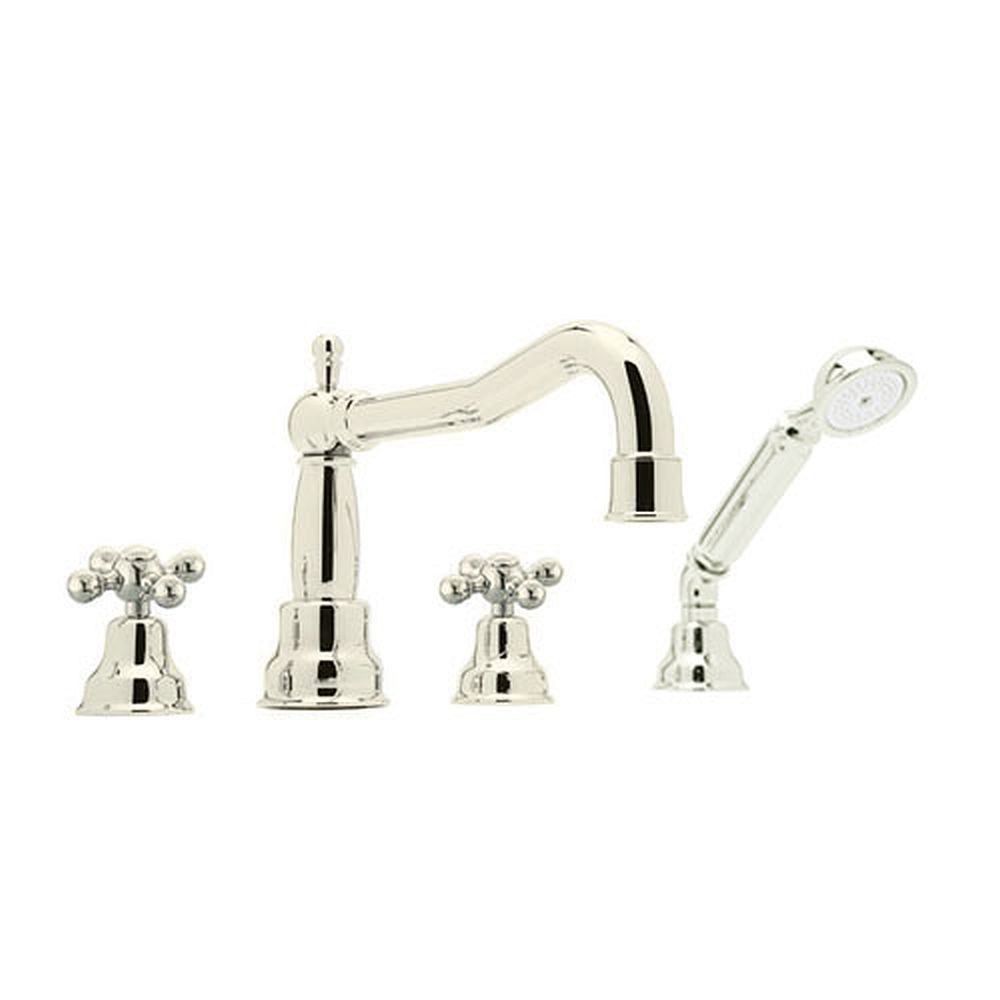 Roman Tub Faucet in Polished Nickel