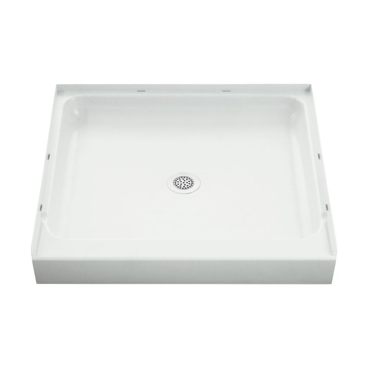 Shower Base 34-in L x 36-in W with Center Drain in White Shower Base 34-in L x 36-in W with Center Drain in White