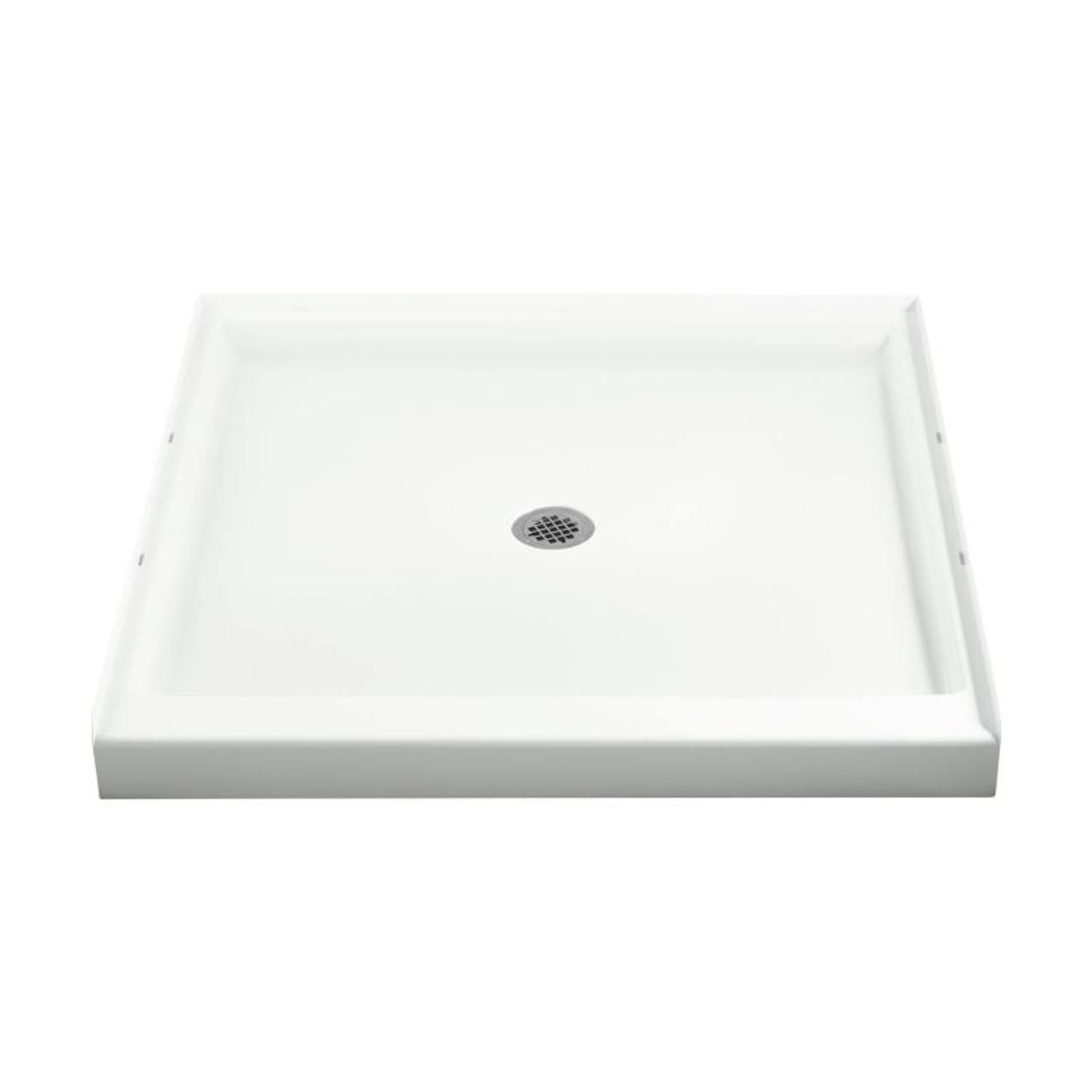 Shower Base 42-in L x 42-in W with Center Drain in White Shower Base 42-in L x 42-in W with Center Drain in White