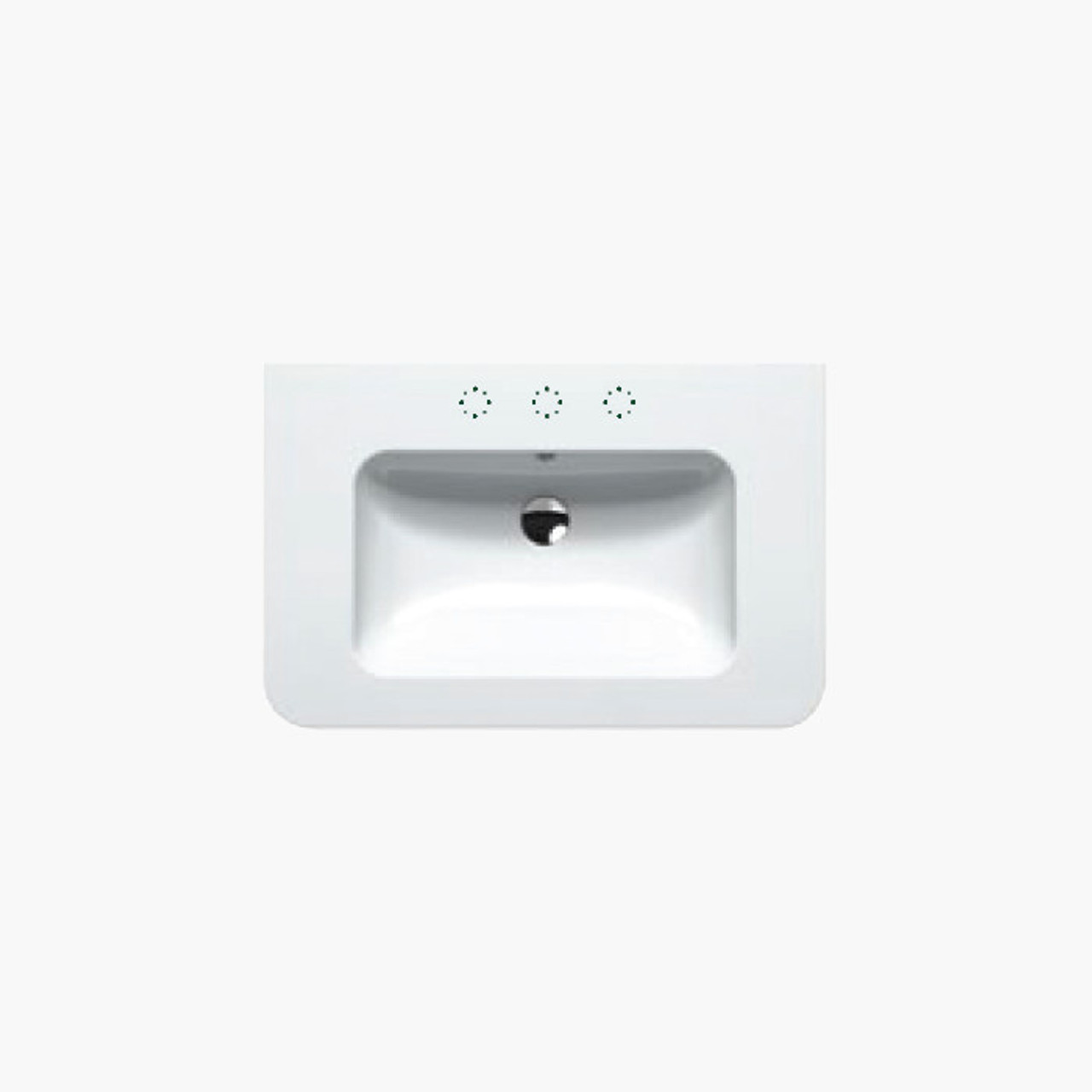 Up 80 Washbasin in White Up 80 Washbasin in White