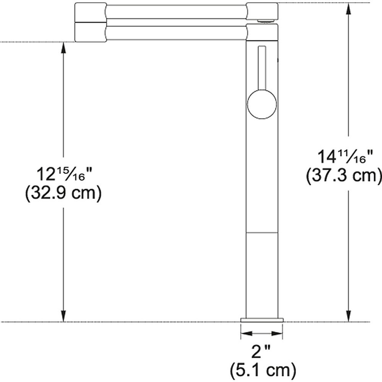 Pescara Potfiller Deck Mounted Kitchen Faucet in Satin Nickel Pescara Potfiller Deck Mounted Kitchen Faucet in Satin Nickel