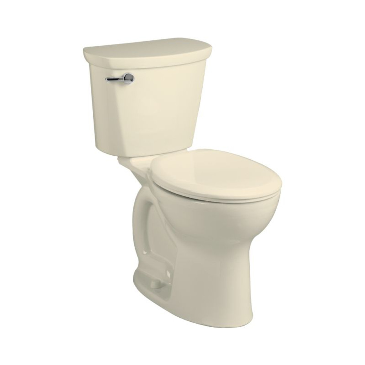 Right Height Round Front 2-Piece Toilet 10 Inch Rough-In 1.6 Gpf, in Bone
