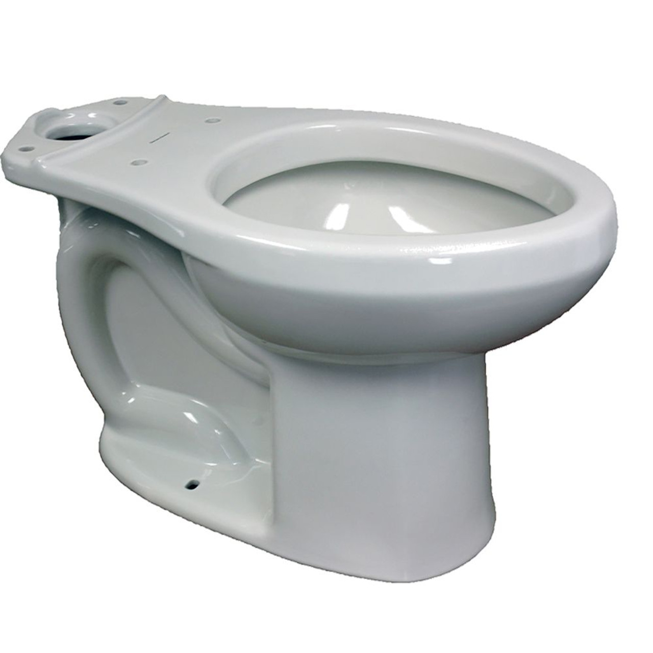 Right Height Elongated Toilet Bowl with Bolt Caps