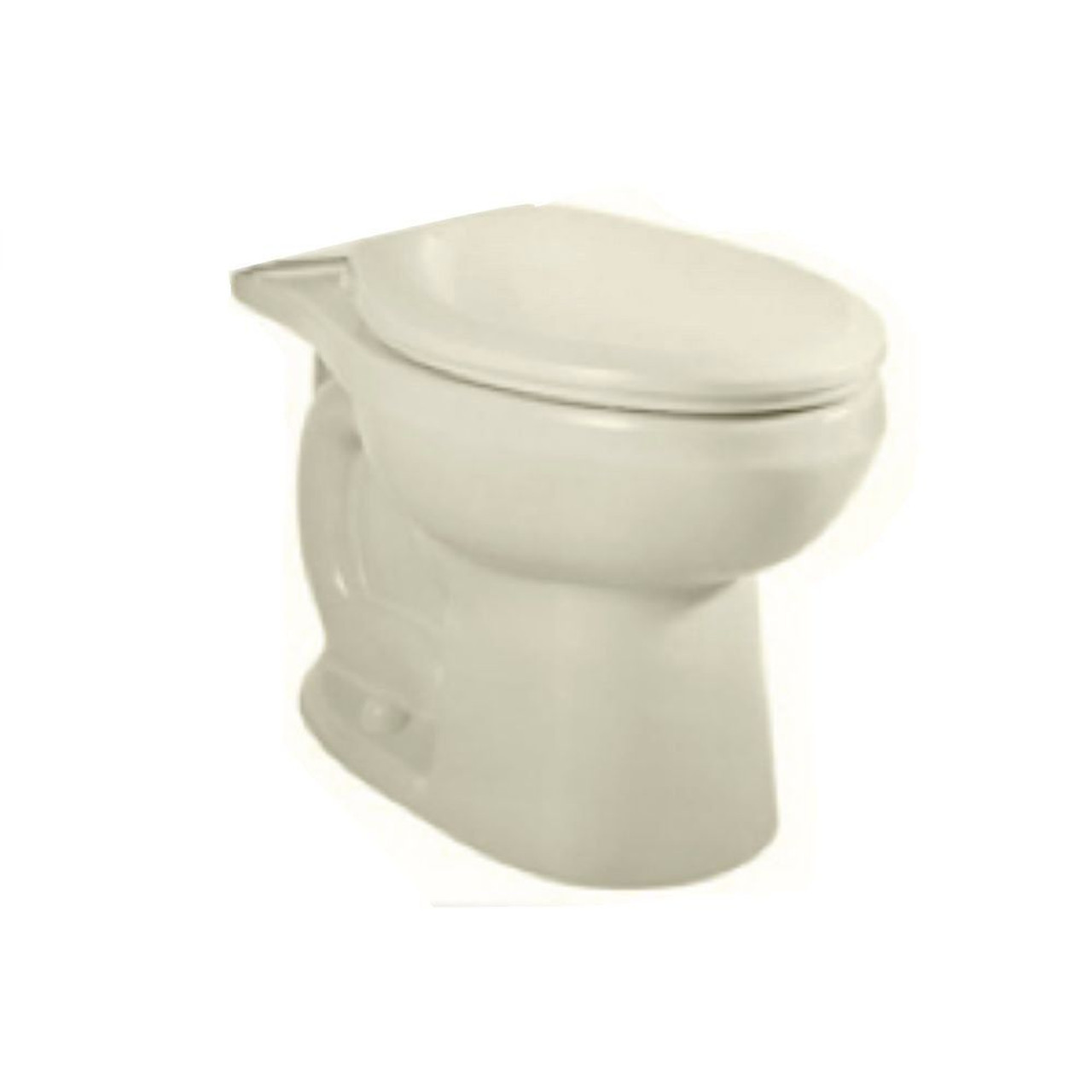 American Standard 3705216.222 Right Height Elongated Toilet Bowl with Bolt Caps