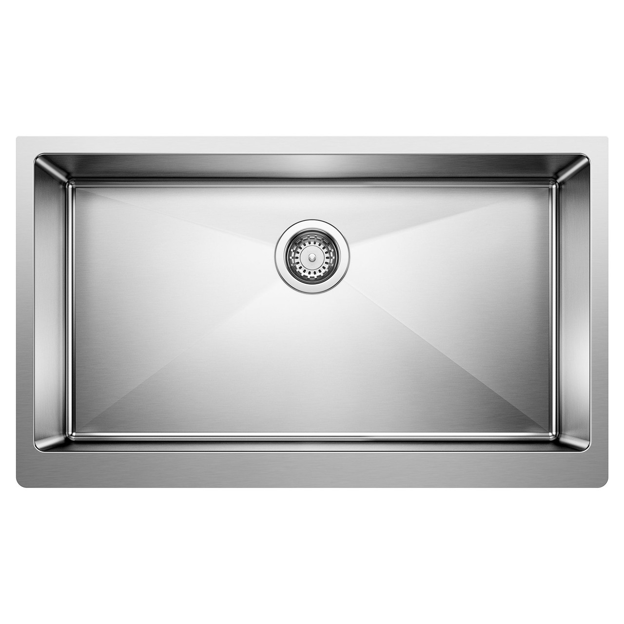 19-in x 32-in Stainless Steel 9-in Deep 18-Gauge Kitchen Sink, in Satin 19-in x 32-in Stainless Steel 9-in Deep 18-Gauge Kitchen Sink, in Satin
