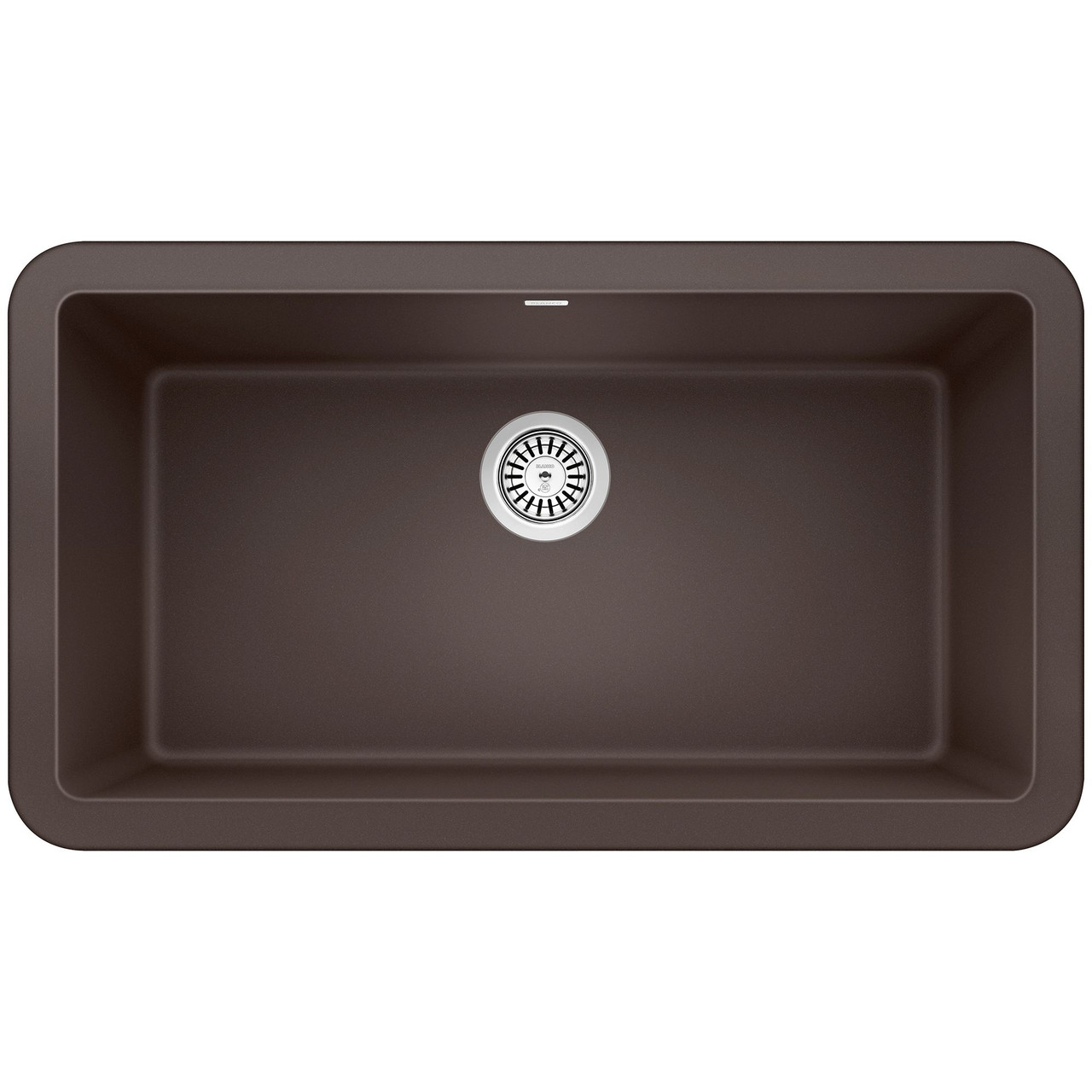 19-in x 33-in Granite 10-in Deep Kitchen Sink, in Cafe Brown