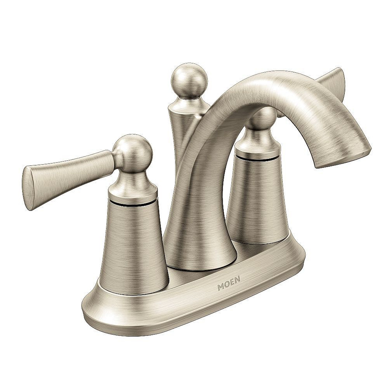 Moen 4505BN Brushed Nickel Two-Handle Bathroom Faucet